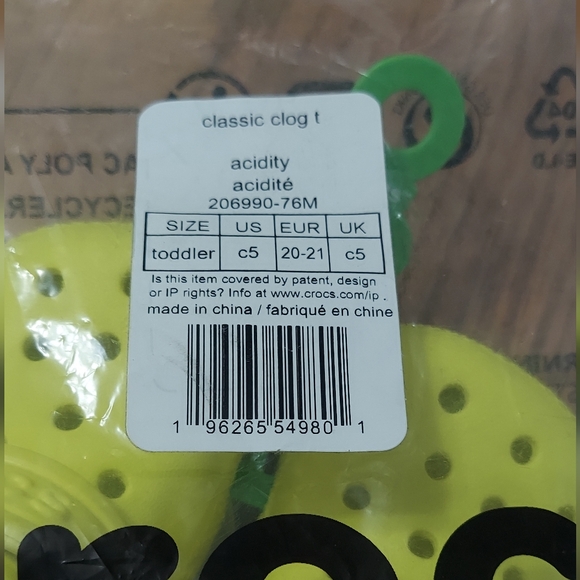 Crocs classic toddler size 5 - Picture 3 of 4